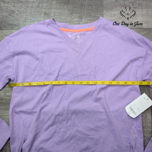 Xersion Long Sleeve V Neck Top Size XL - Picture 3 of 5